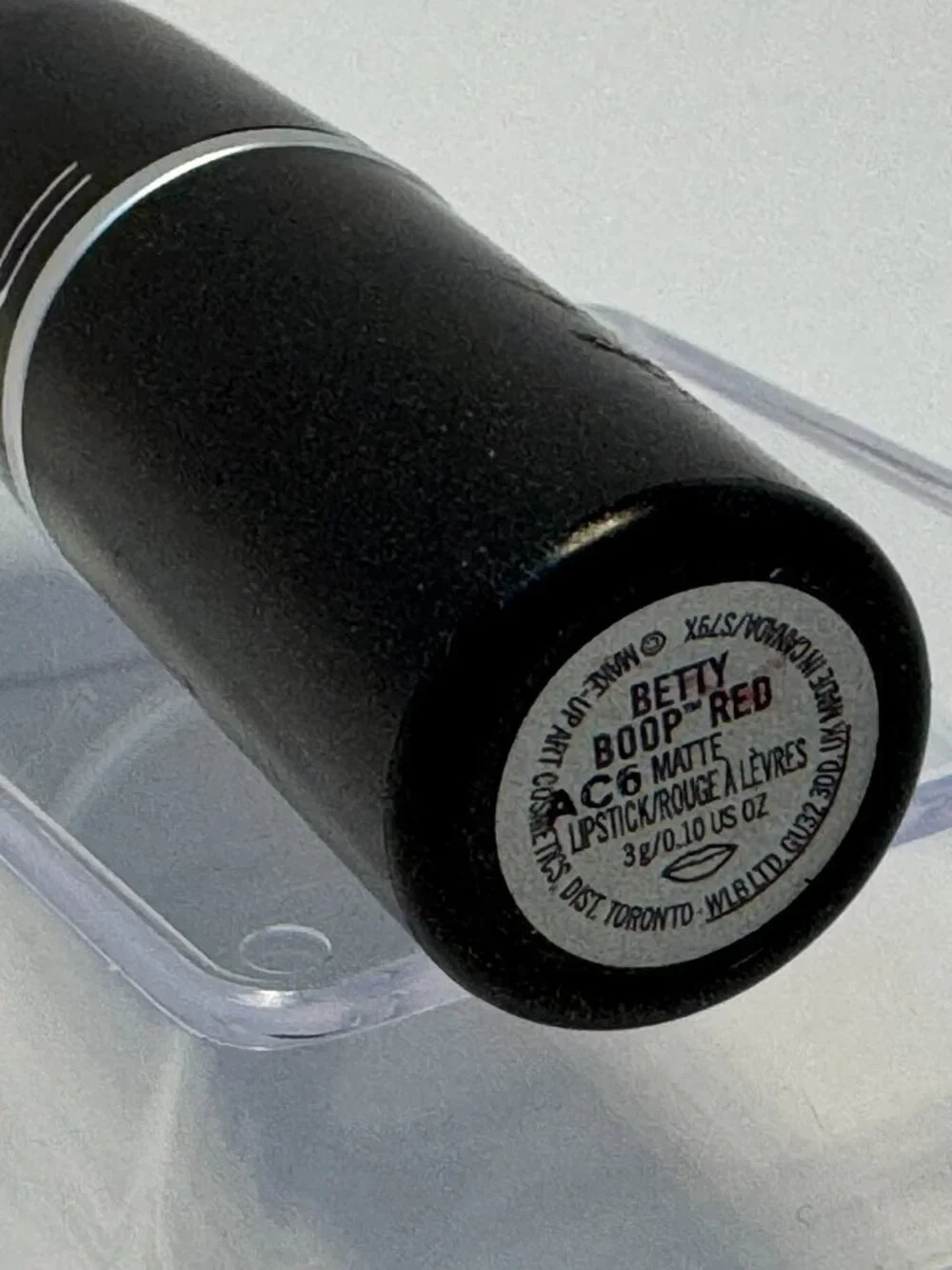 MAC Betty Boop Red Matte Lipstick - Limited Edition Discontinued Makeup Rare
